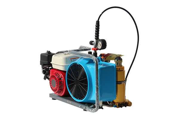 Rocky 225bar 300bar 330bar Gasoline Driven Two Outlets High Pressure Air Compressor For Diving Breathe