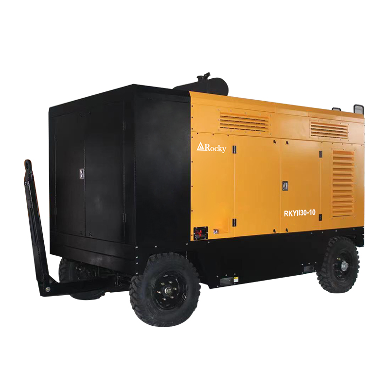 30m3/min Portable Diesel Air Compressor 10 bar for Drilling Rig