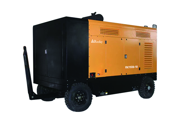 Diesel Drive Rotory Screw Air Compressor for Mining 