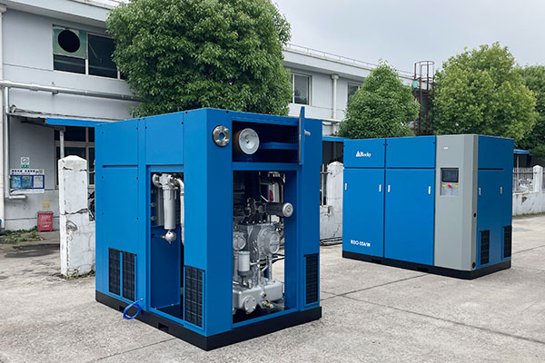 Industrial Silent Dry Oil Free Oilless Screw Type Air Compressor for Sale