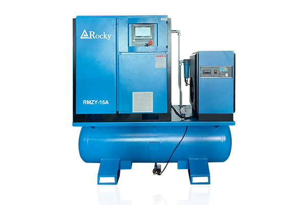 15KW 20 HP Laser Cutter Integrated Screw Air Compressor with Air Dryer 