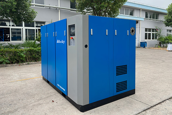 Double PM Motor Two Stage 75kw 100hp Screw Air Compressor