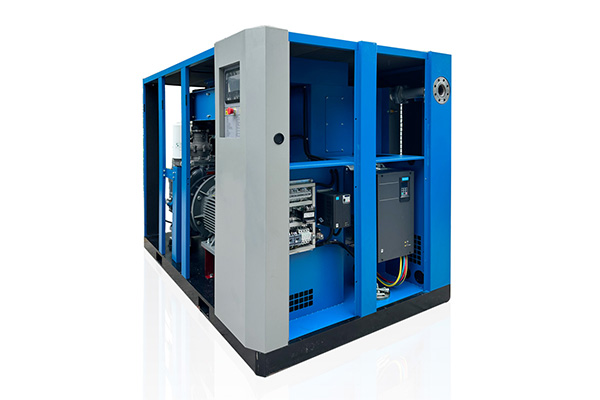 China Rotary Industrial Compressor Two Stage Screw Air Compressor 