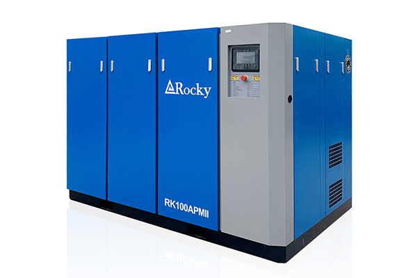 China Manufacturer Two Stage Rotary Industrial Screw Air Compressor 