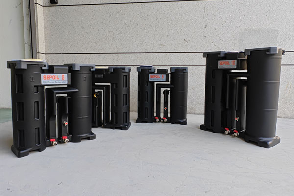60m3/min 2200cfm air compressor oil-water separator SEP-60 waste oil collector