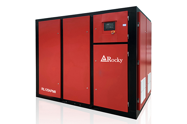 90kw 5.5 Bar Two Stage Low Pressure Screw Air Compressor 
