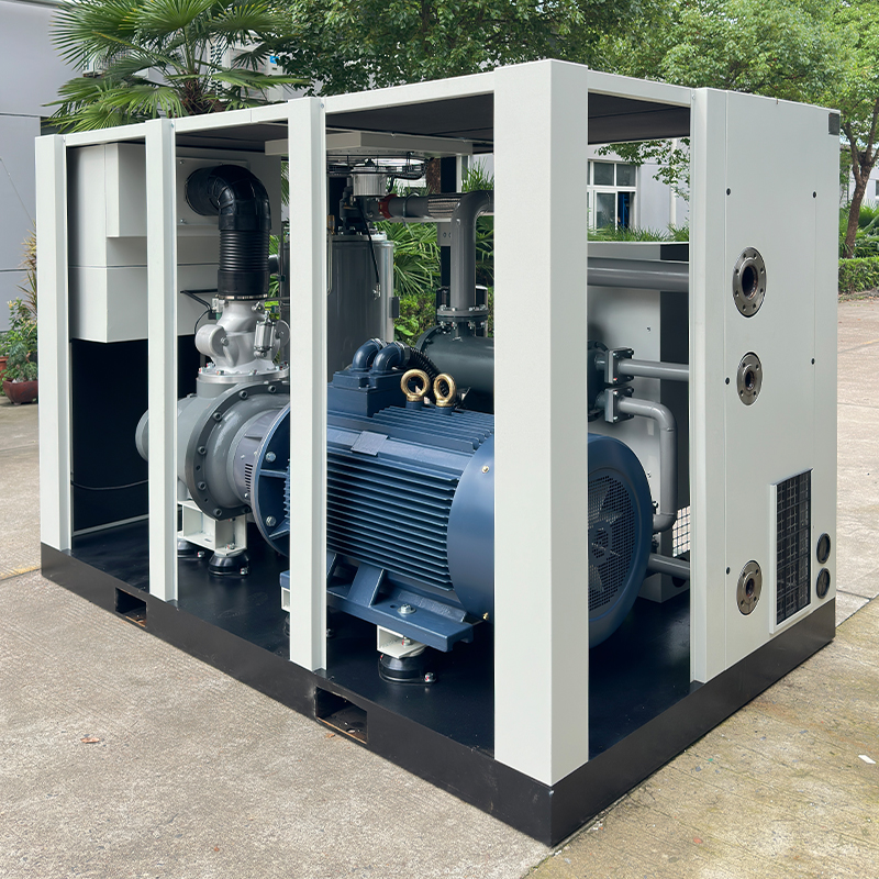 350 HP 250 Kw Fixed Speed Water Cooling Screw Air Compressor