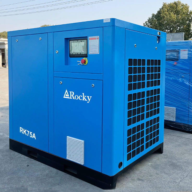 75hp Oil Injected Fixed Speed Rotary Screw Air Compressors RK75A