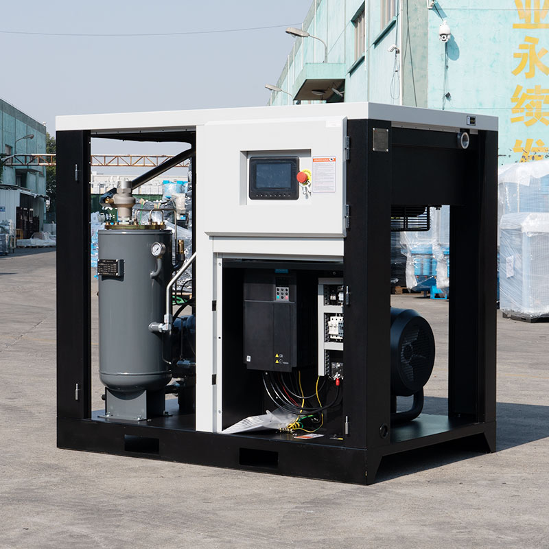 50hp electric industrial variable speed screw air compressor