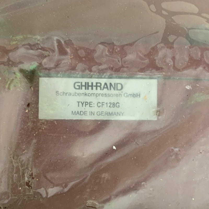 German Original GHH Screw Airend CF128G Screw Compressor Head 