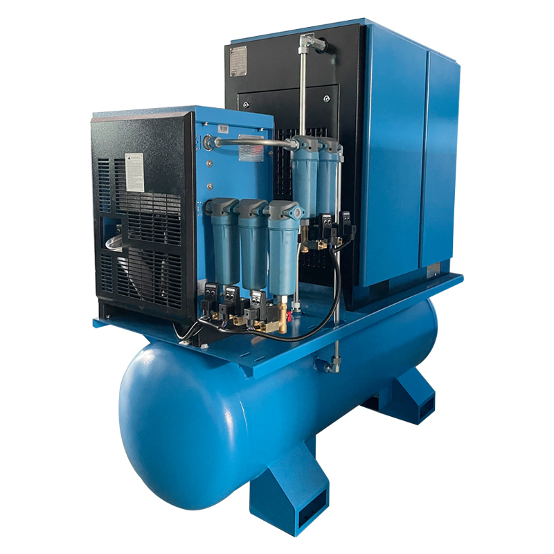 15HP 11kW Combined 16 bar High Pressure Laser Cutter Screw Air Compressor