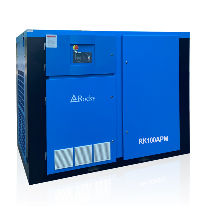 75kW 100HP PM Variable Speed Screw Air Compressor RK100APM