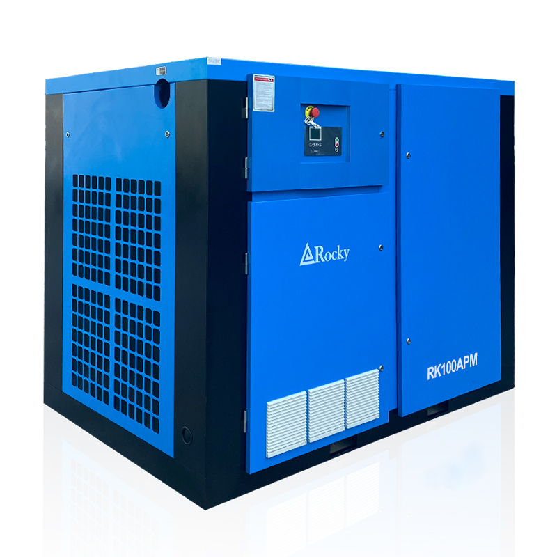 75kW 100HP PM Variable Speed Screw Air Compressor RK100APM