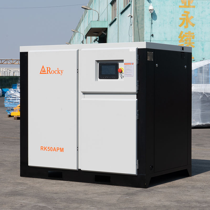 50 hp Industrial Electric PM Variable Speed Screw Air Compressor 