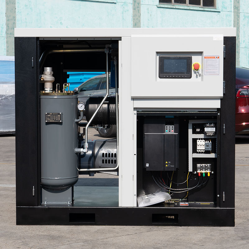 50 hp Industrial Electric PM Variable Speed Screw Air Compressor 