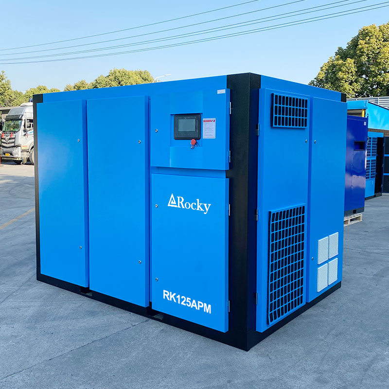 90kW 125hp VSD Variable Speed Screw Air Compressor
