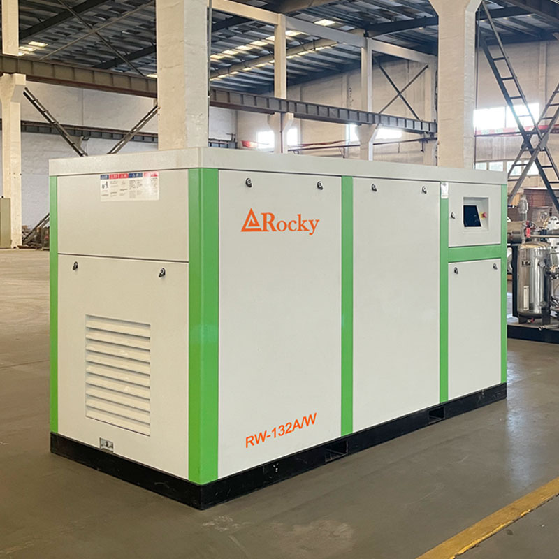 Industrial Water Lubricated Variable Speed Oilless Screw Air Compressor