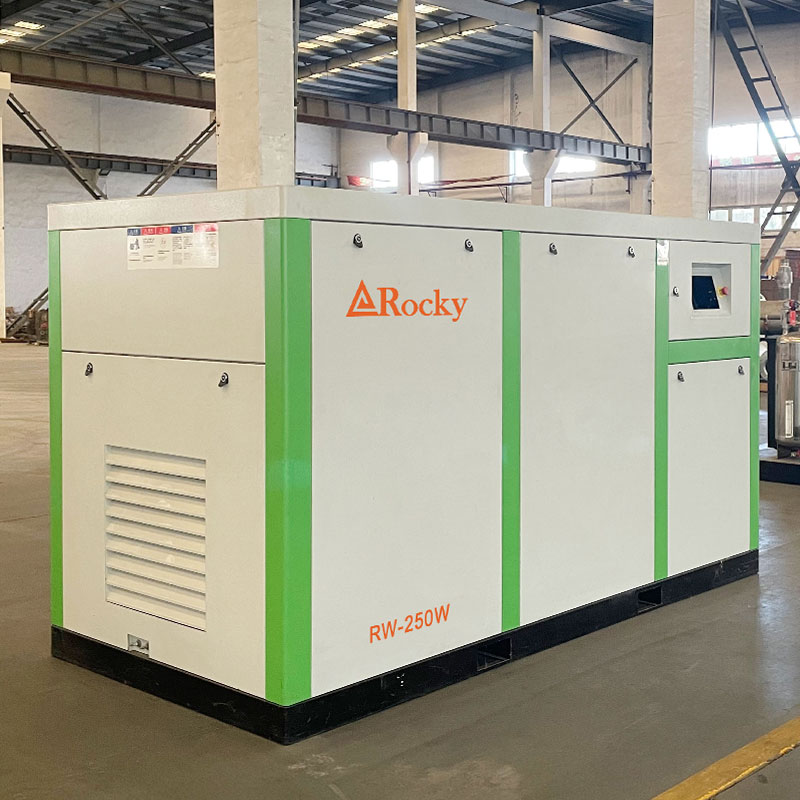 250kW 350hp Oil-free Water-lubricated Screw Air Compressor 