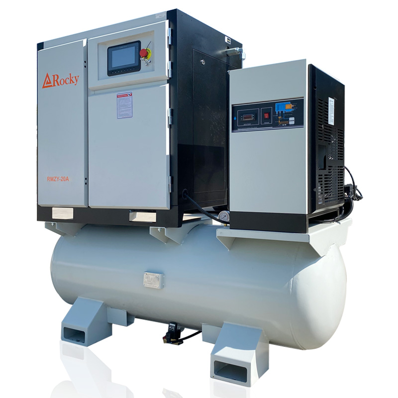 16 bar High Pressure PM VSD Integrated Screw Air Compressor for Fiber Laser Cutting 
