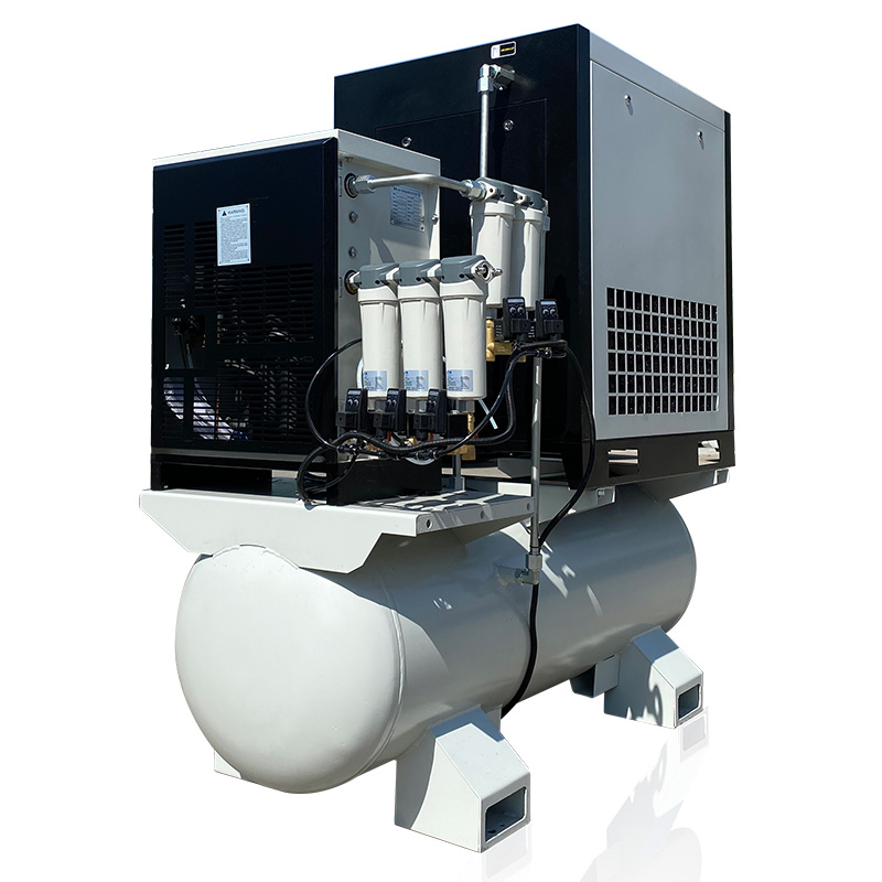 16 bar High Pressure PM VSD Integrated Screw Air Compressor for Fiber Laser Cutting 