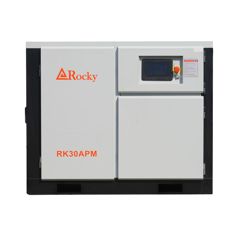 30HP 22kW Energy Saving Permanent Magnet Motor Inverter Screw Air Compressor