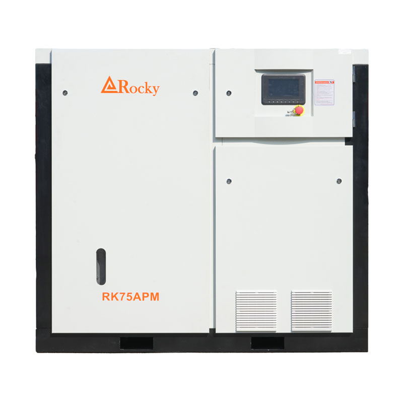55 kW 8~13 bar Industrial Permanent Magnet Variable Speed Screw Air Compressor 75 hp