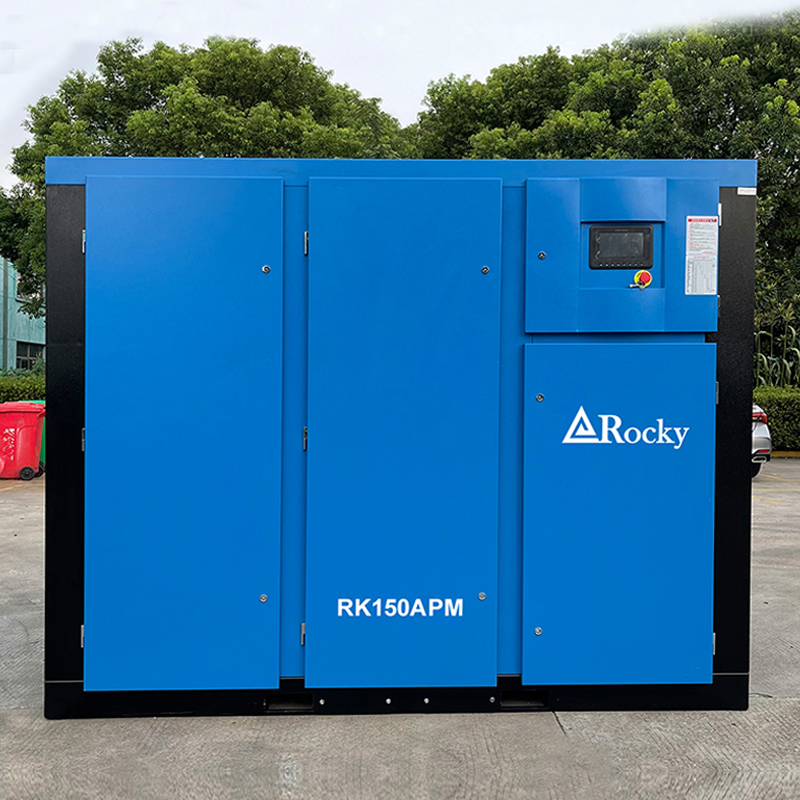 110kW Industrial Screw Air Compressor 150HP PM Variable Speed ​​Electric Screw Air Compressor