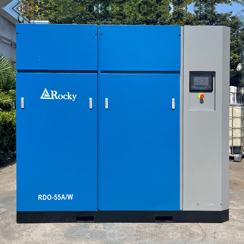 Dry 100% Oil Free Silent Heavy Duty Screw Air Compressor 