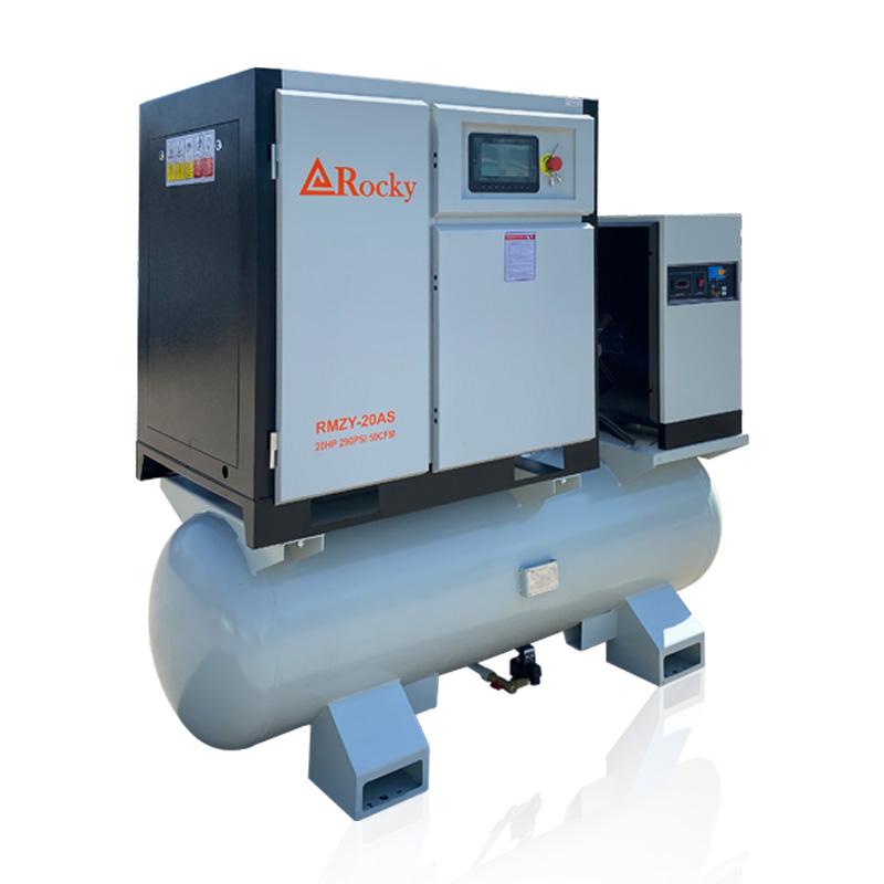 20hp High-Pressure Laser Cutting Machine with Combined Screw Air Compressor and Air Dryer