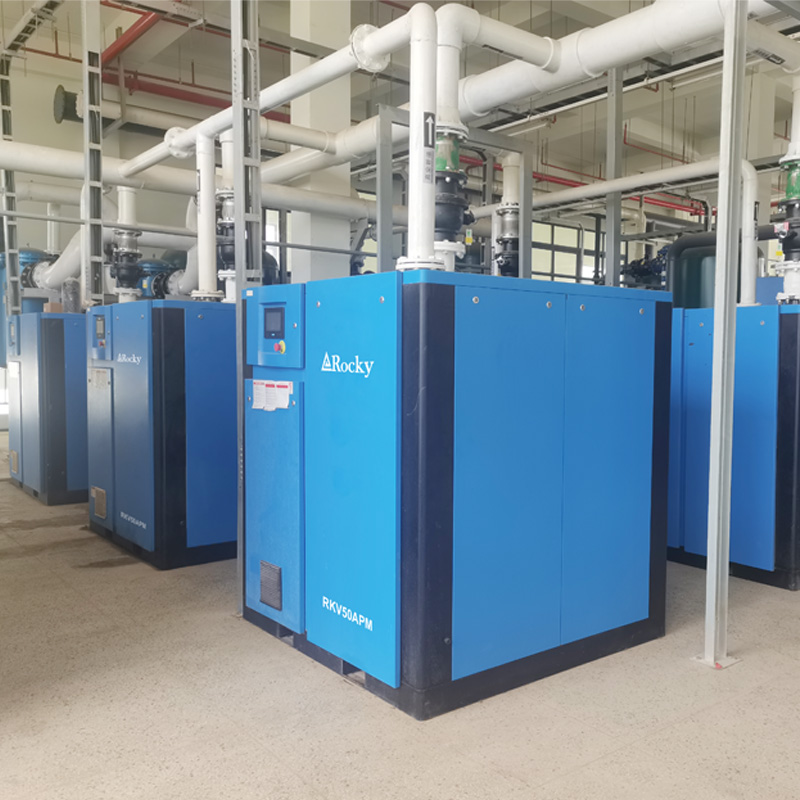 Energy-saving industrial vacuum pump dry oil-free screw vacuum pump