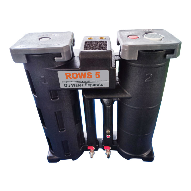 Oil-water separator and waste oil collector for 5 cubic meter air compressor