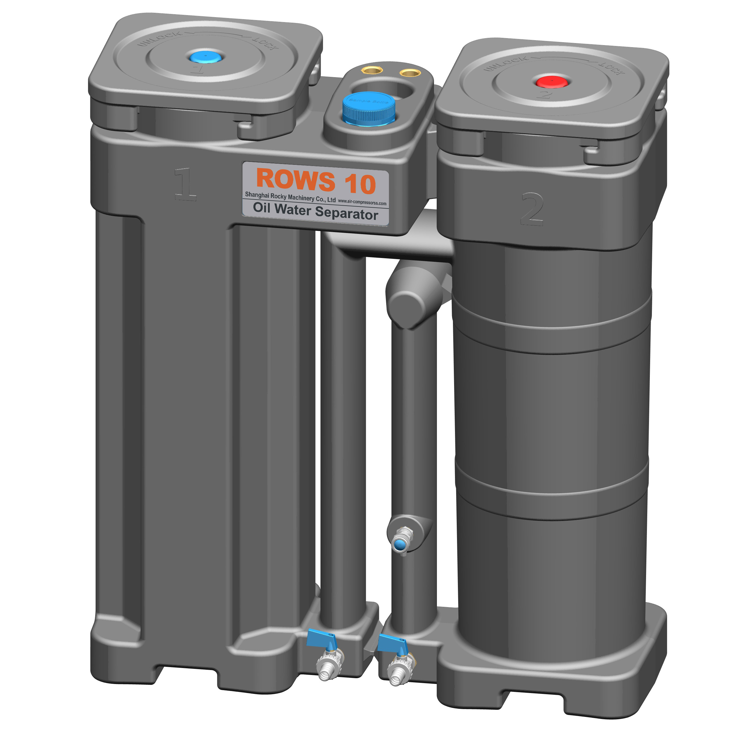 Environmentally friendly Coalescing oil water separator for compressors