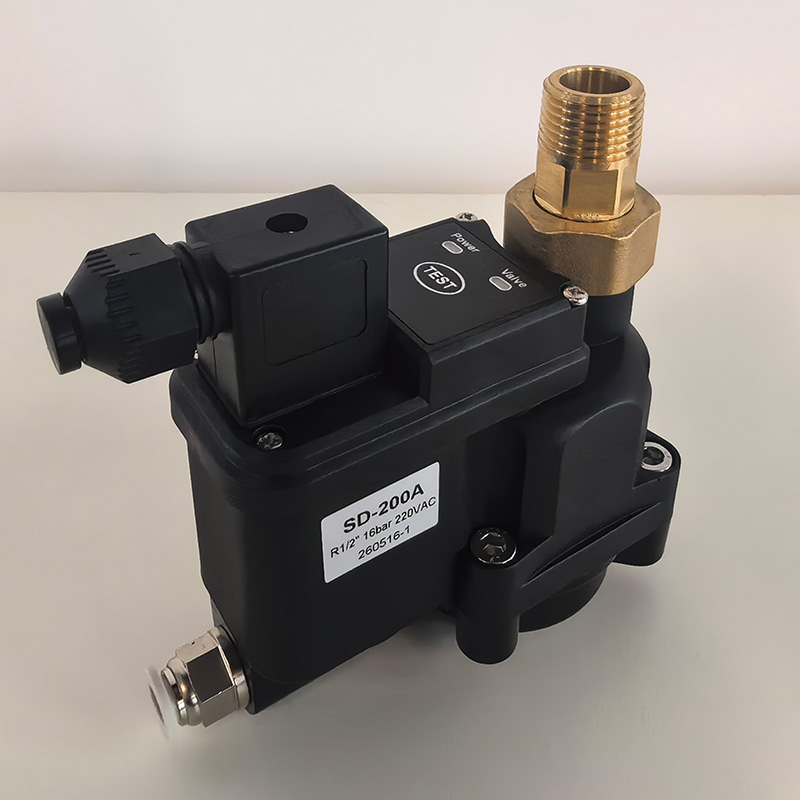 Air Compressor Automatic Drain Valve – Zero-Loss Drain Valve SD-200A, Replacement for Atlas Copco Part No. 1624295080