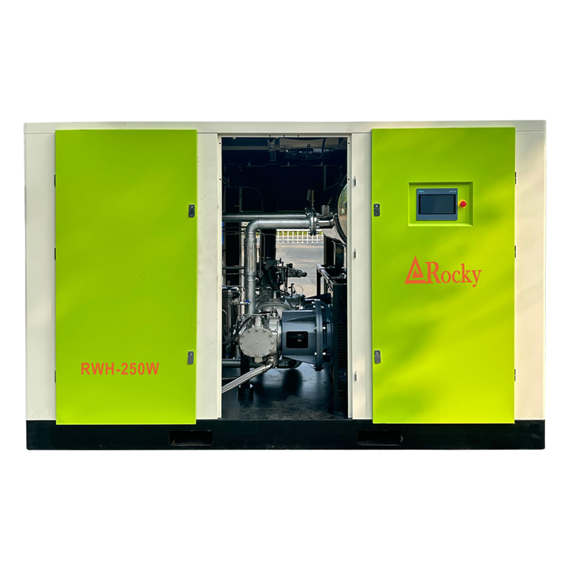 Energy-Saving Class 0 Oil-Free Water-Lubricated Rotary Screw Air Compressor- 40 bar for PET Stretch Blow Molding