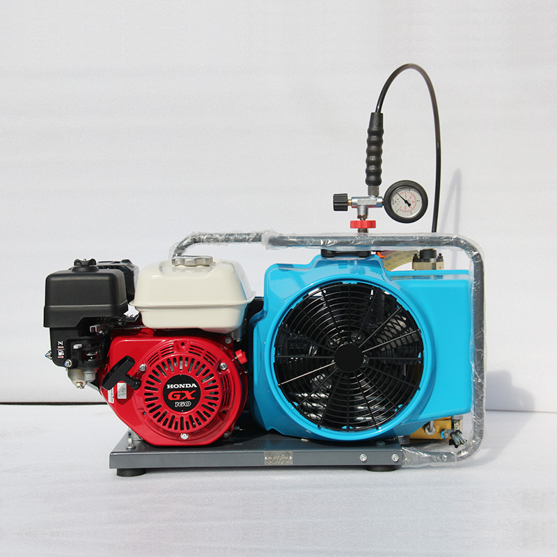  Portable High Pressure Gasoline Piston Air Compressor 300 Bar 4500 PSI CE Certified for SCUBA Diving Firefighting