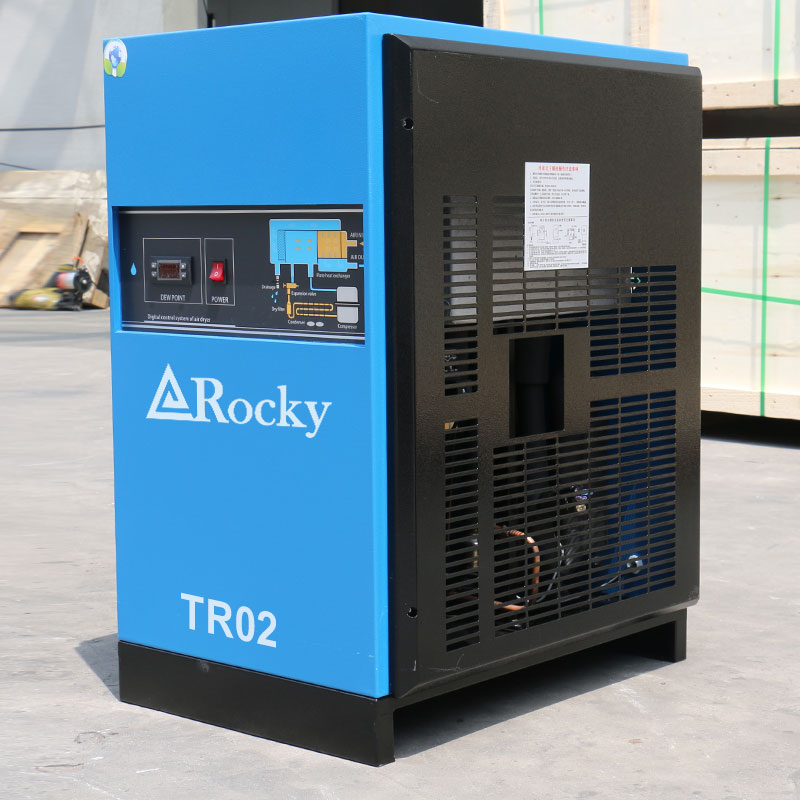 2.4m³/min Compressed Air Refrigerated Dryer 7-16 bar 220V/60Hz/1PH Marine-Use Industrial Air Dryer for Ship