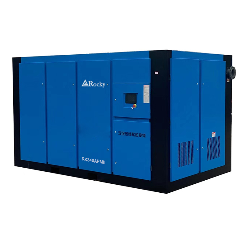 The purpose of the drainer in the screw air compressor