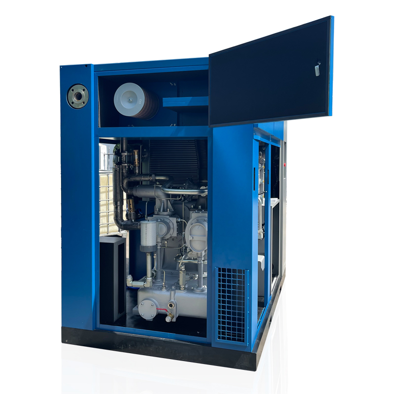 Utilization of circulating water for air compressor